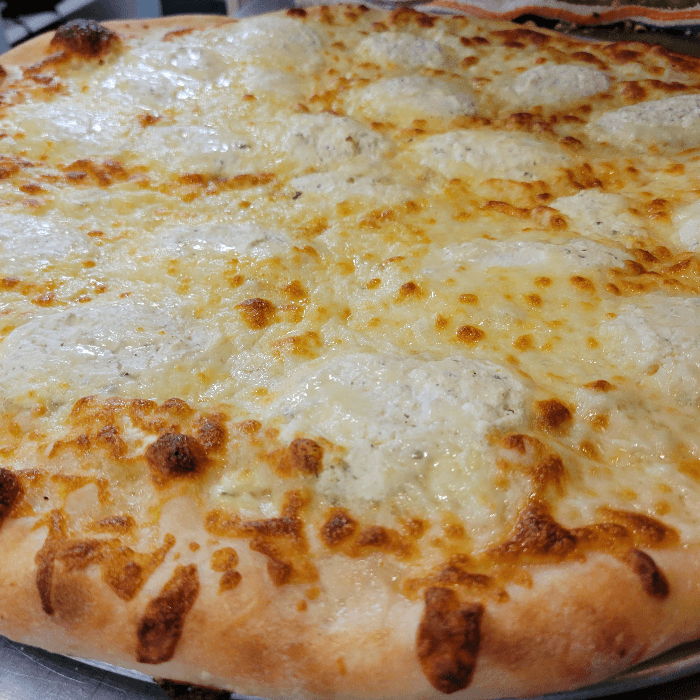 New York White Pizza.