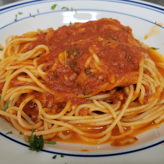 Spaghetti Marinara.