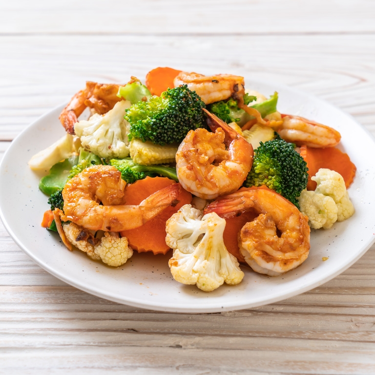  Shrimp with Mixed Vegetables
