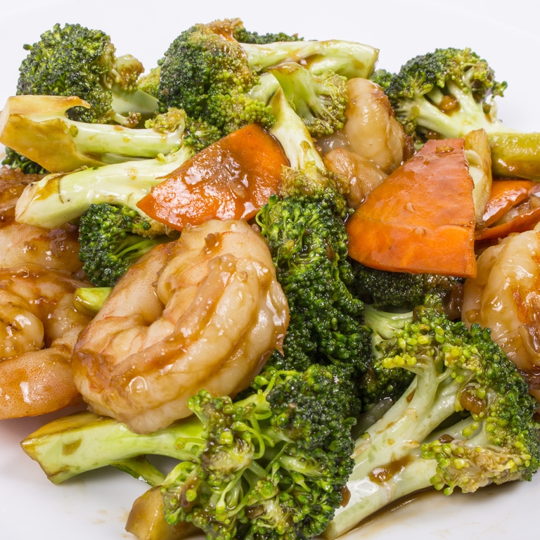 L/ Shrimp with Broccoli