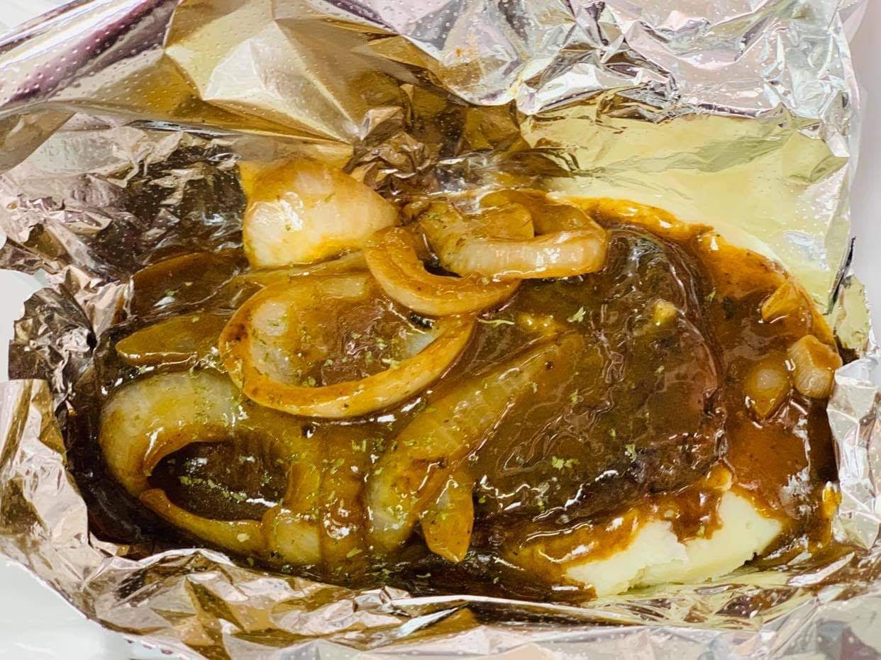 S&V Salisbury Steak w/Onions & Gravy