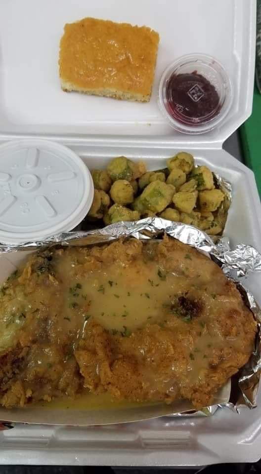 S&V Stuffed Pork Chop