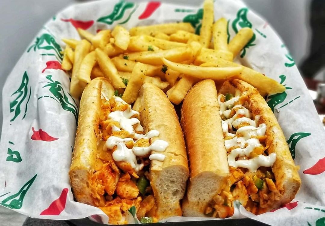 Happy  Hour Large Chicken Tikka Cheesesteak combo