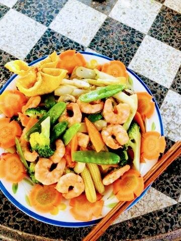 43. Shrimp Vegetables