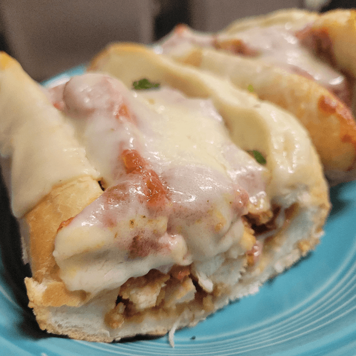 Chicken Parmigiana Panini.