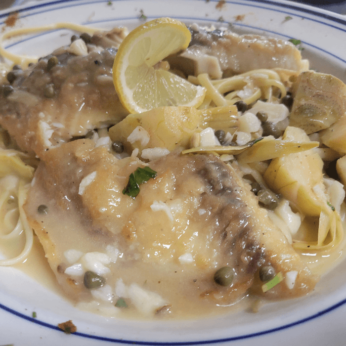 Tilapia Piccata.