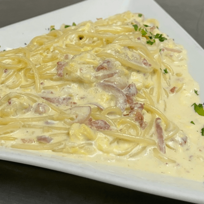 Spaghetti Carbonara.