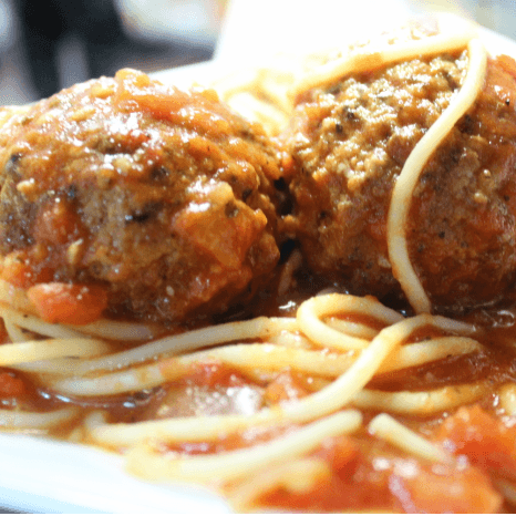 Spaghetti Con Polpette Di Carne