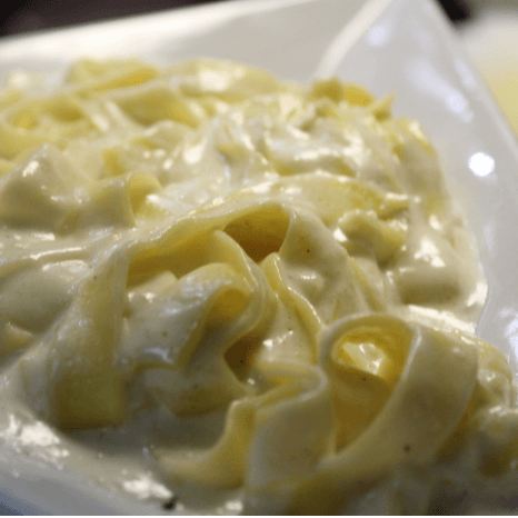 Fettuccine Alfredo.