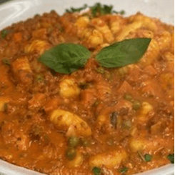 Gnocchi Alla Bolognese Rose.