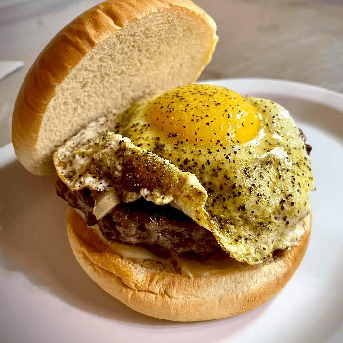 Egg Toped Burger