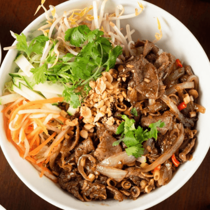 [B2A] Lemongrass Beef Vermicelli [ BUN BO XAO XA OT ]