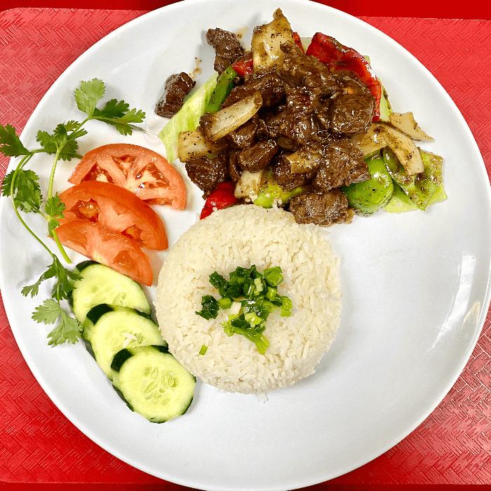 [C2] Shaking Beef Rice Plate [ COM BO LUC LAC ]