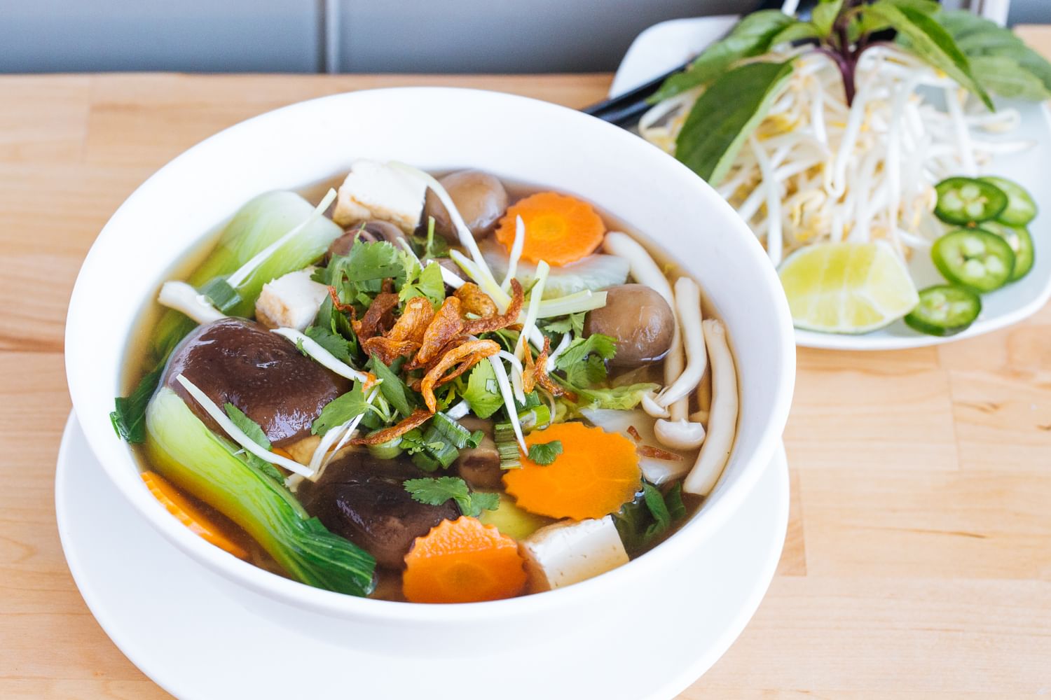 Tofu & Vegetable Noodle Soup