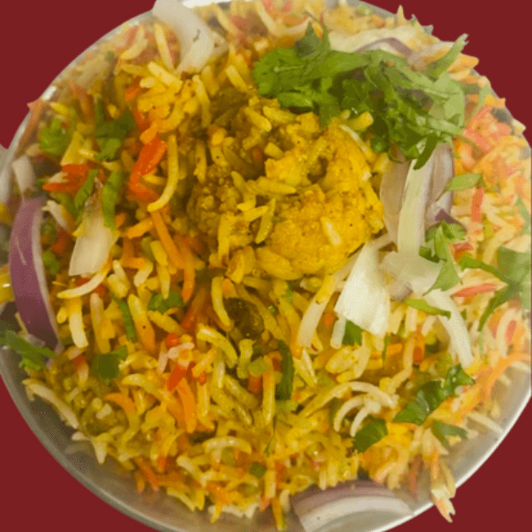 80. Vegetable Biryani.