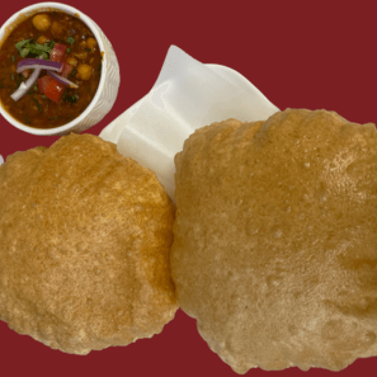 4. Chole Puri (2pc) with Curry