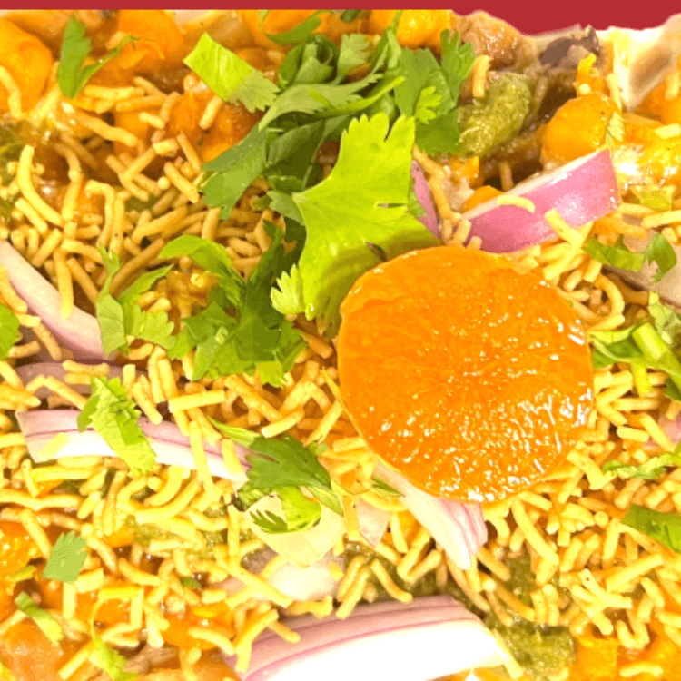 15. Samosa Chaat.