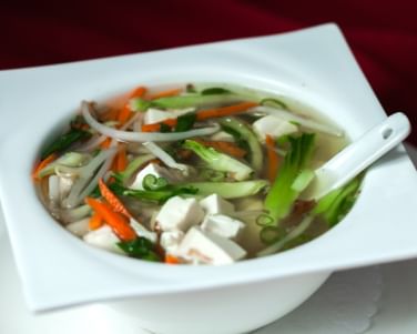 7. Vegetable and Bean Curd Soup (For2)
