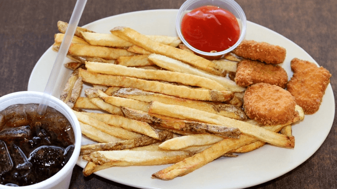 4 Chicken Nuggets, Small Fries and 8 oz Drink