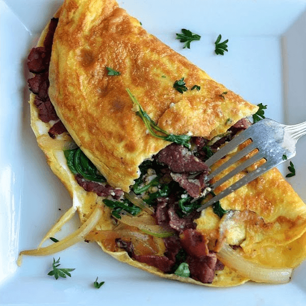 Pastrami Beef Omelette