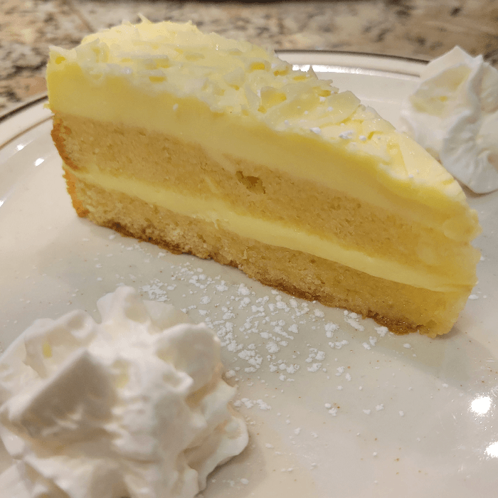 Limoncello Mousse Cake.