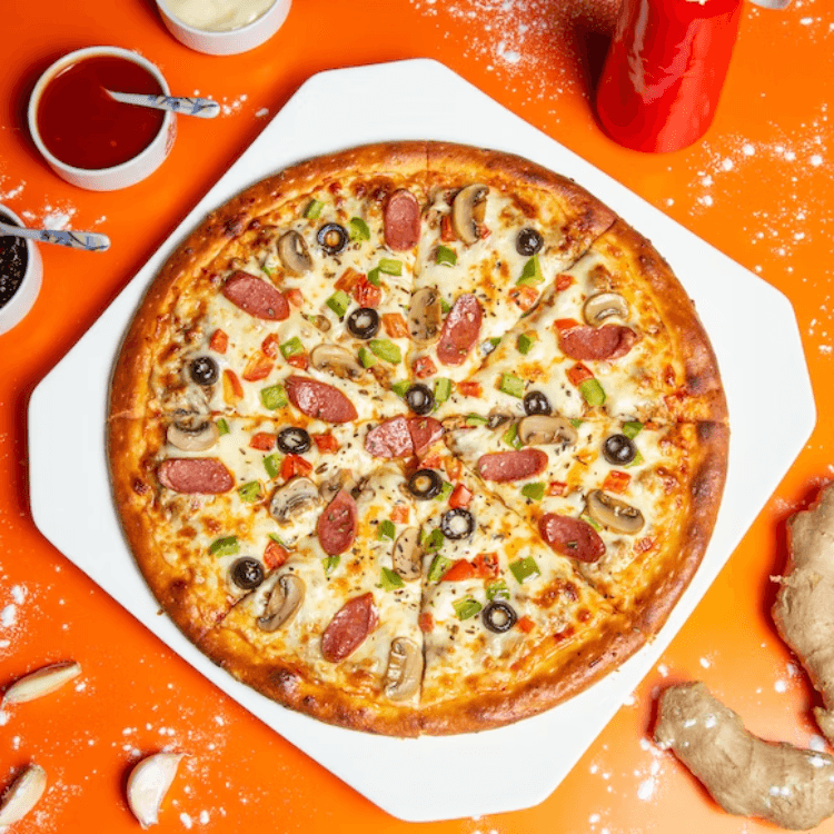 Create-your-own pizza.