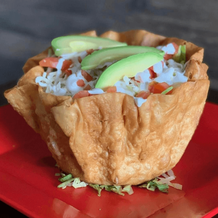 Taco Salad with Fountain Drink