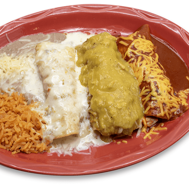 Trio Enchilada.