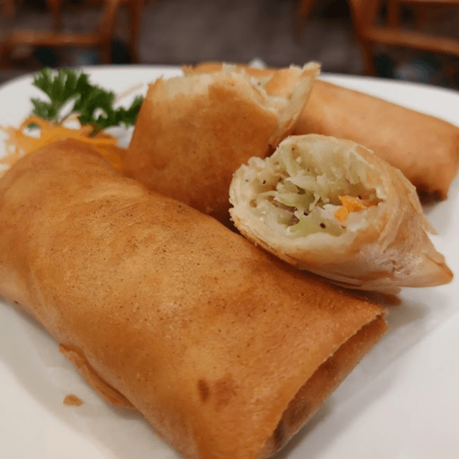 Vegetarian Eggrolls.