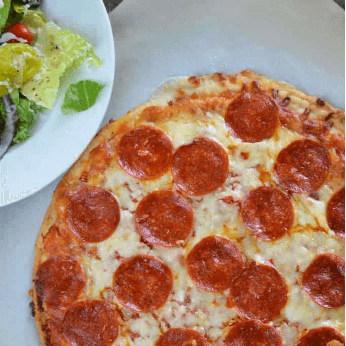 5. Large 1-Topping Pizza, 1- Italian Salad Special