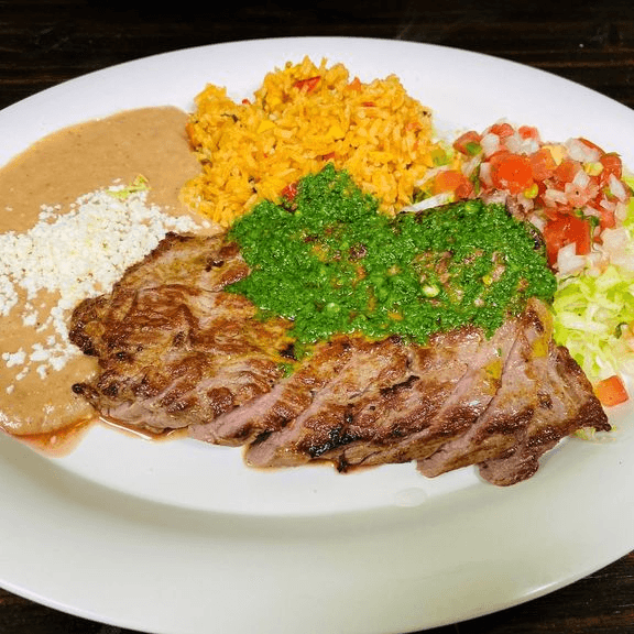 Carne Asada Plate.