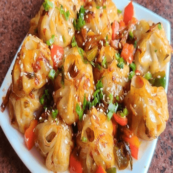Vegetable Chilli Momo.