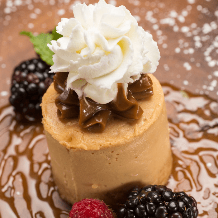 Petite Dulce De Leche Cheesecake.
