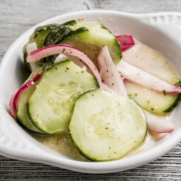 Cucumbers & Onions