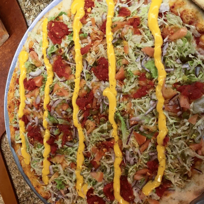 Taco Pizza (Sicilian Style Medium 16" x 8")