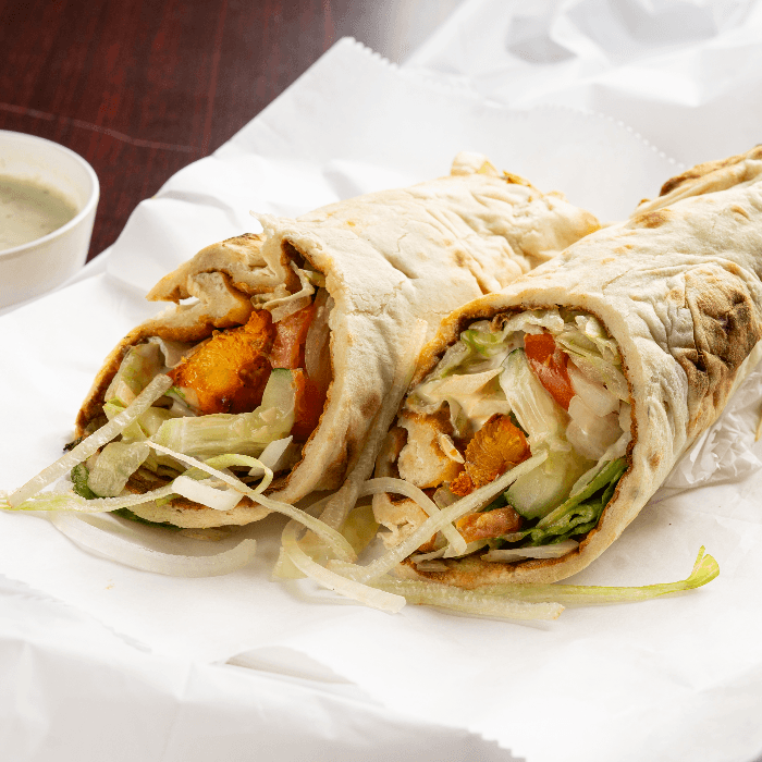 Chicken Tikka Boti Roll.