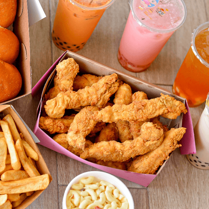 20 PC Chicken Strip Deluxe Meal.