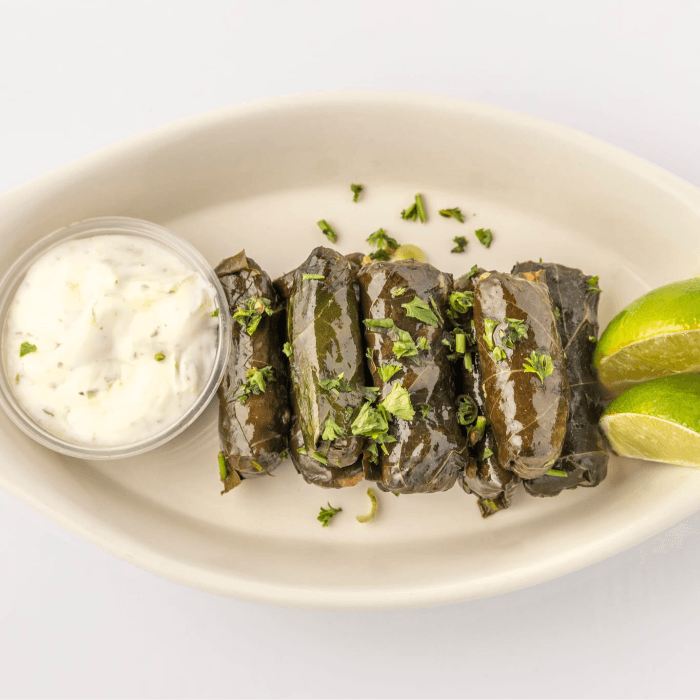 Grape Leaves With Yogurt