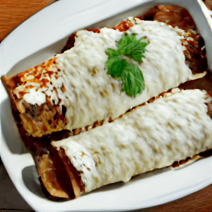 Two Meat Enchiladas