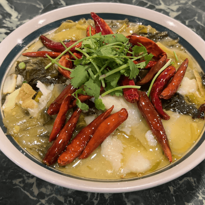 Pickled Mustard-Green Fish Stew 酸菜鱼.