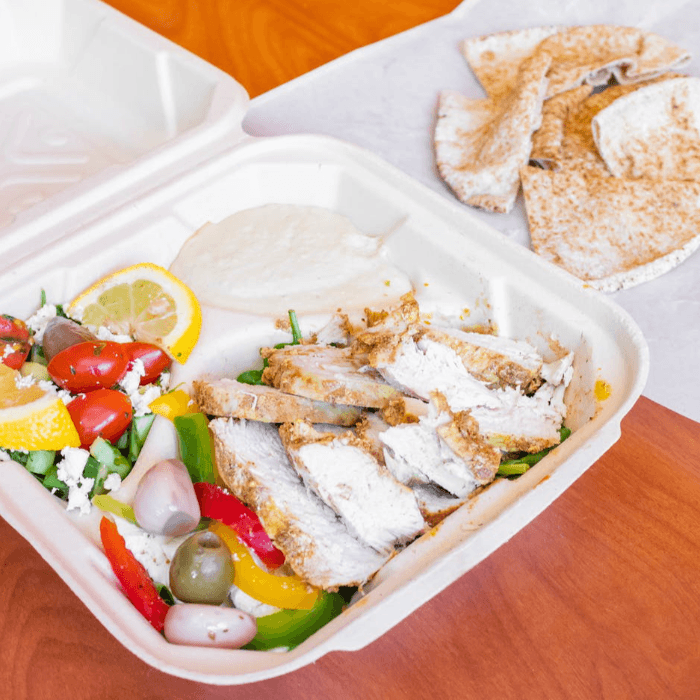 Chicken Combo Platter.