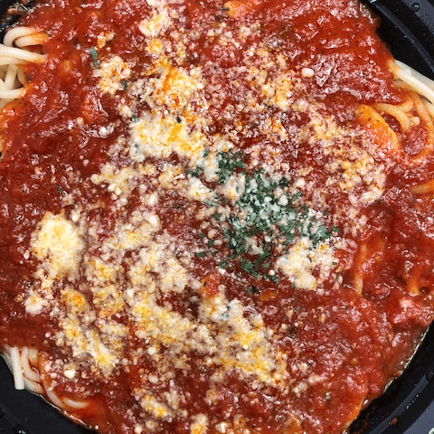 Spaghetti in a Marinara Sauce