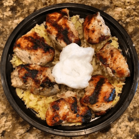 Chicken Kebab Rice Bowl