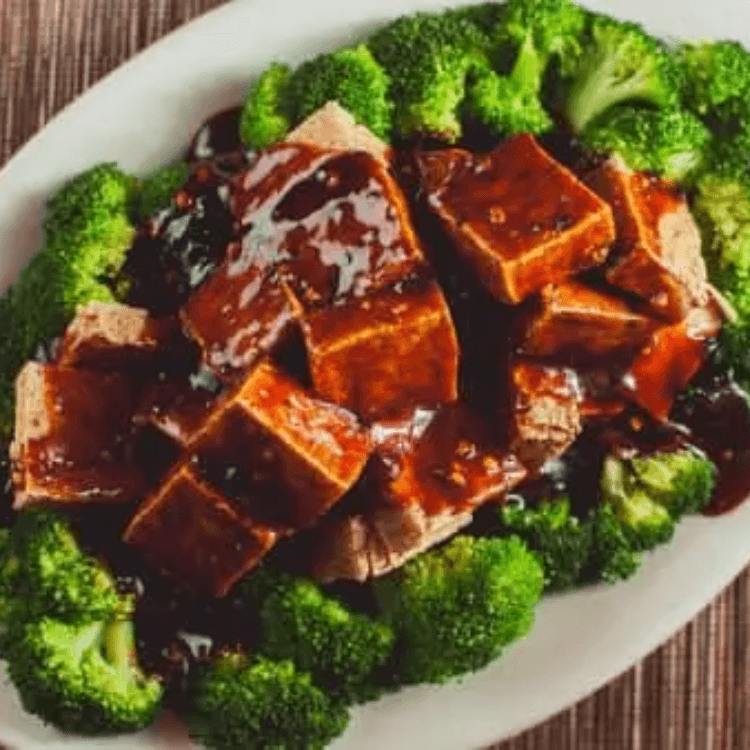 Crispy Tofu with Broccoli
