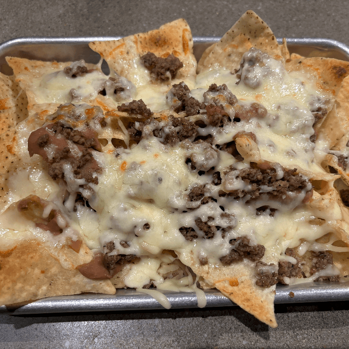 Kids Bean & Beef Nachos.