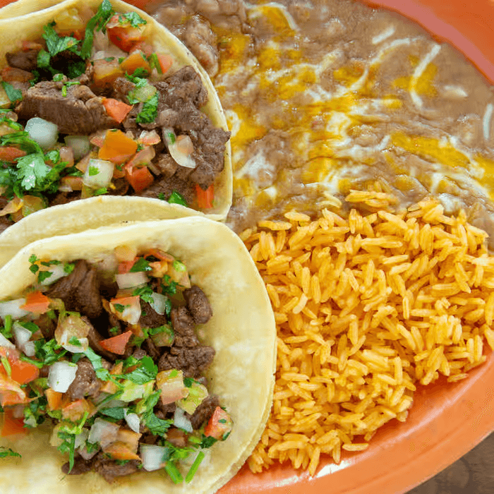 Carne Asada Tacos Combo