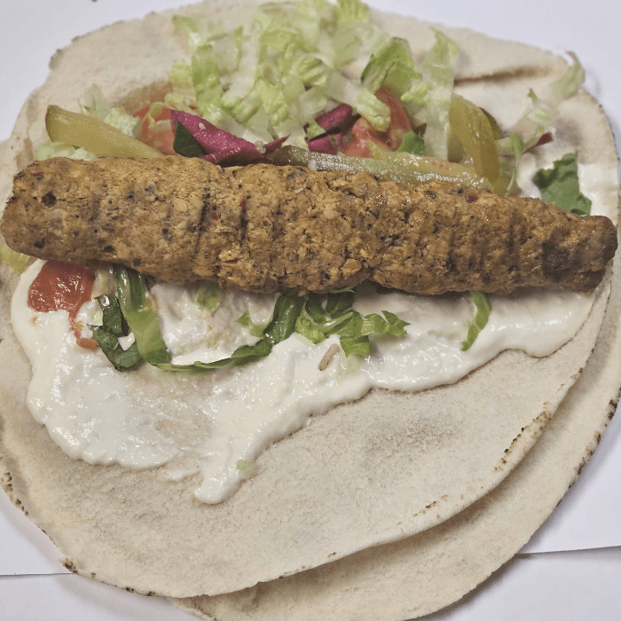 Chicken Kafta Kabab Sandwich.