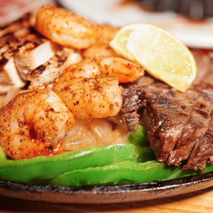 Steak, Chicken & Shrimp