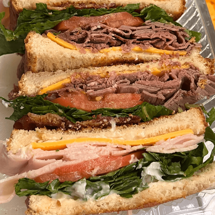 Stacked Club Sandwich