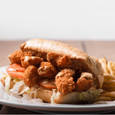 Cajun Shrimp Po'Boy